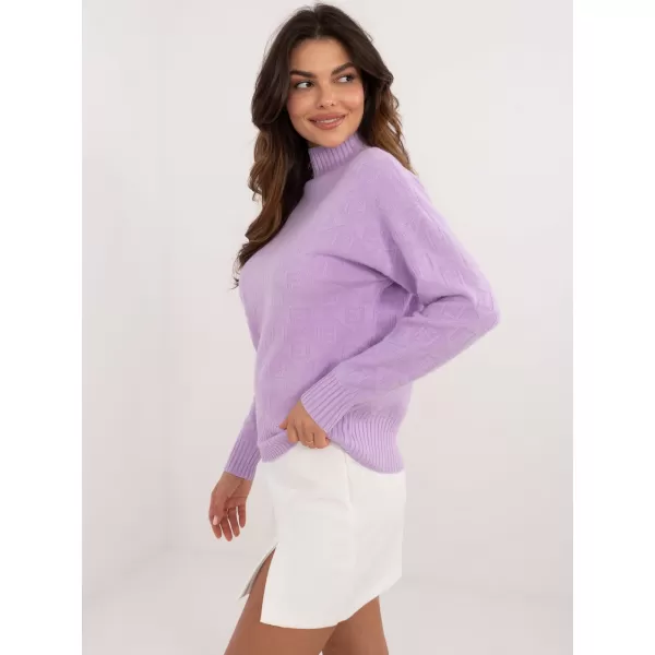  Dámský svetr WOOL FASHION ITALIA AT-SW-2339.54 BRIGHT PURPLE 