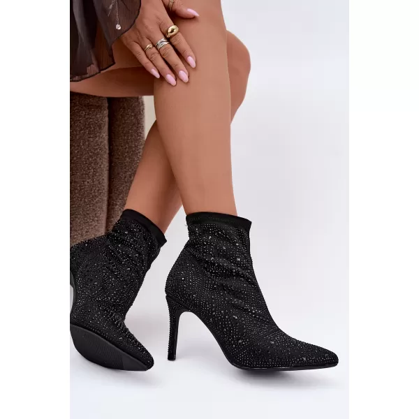  Dámské boty S.BARSKI HY62-8138 BLACK 
