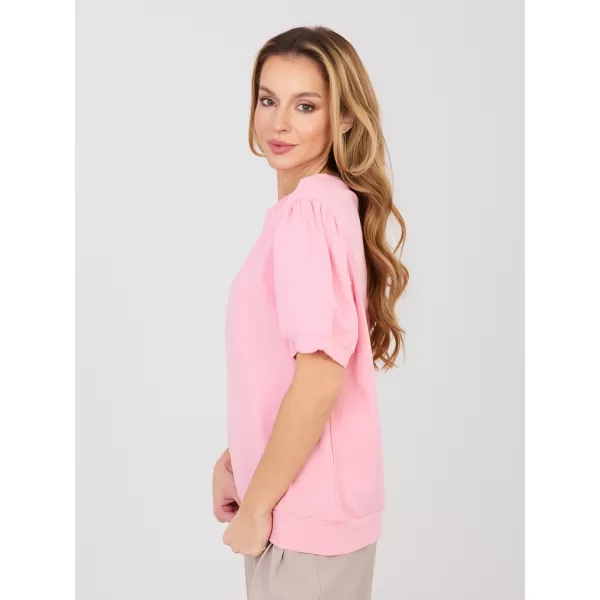  Dámská halenka RUE PARIS RV-BZ-A1184.21 BRIGHT PINK 