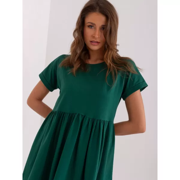  Dámské šaty RUE PARIS RV-SK-5672.03P DARK GREEN 