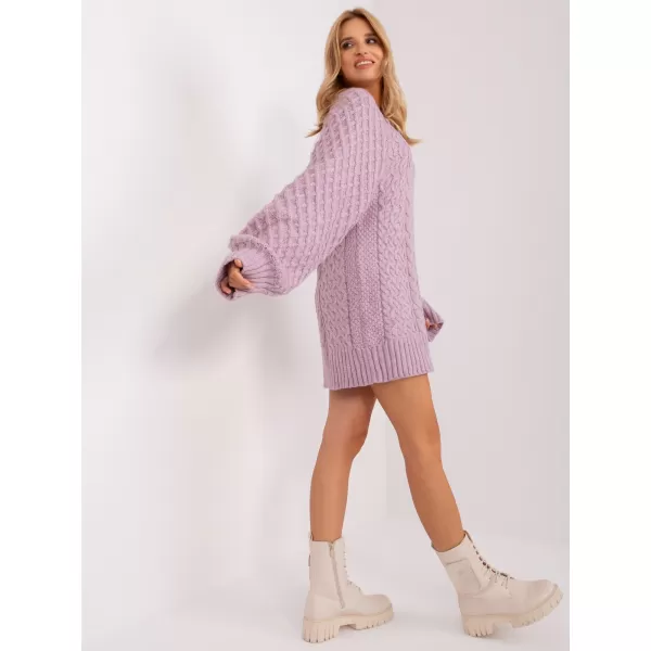  Dámský svetr WOOL FASHION ITALIA AT-SW-2367-2.64P BRIGHT PURPLE 