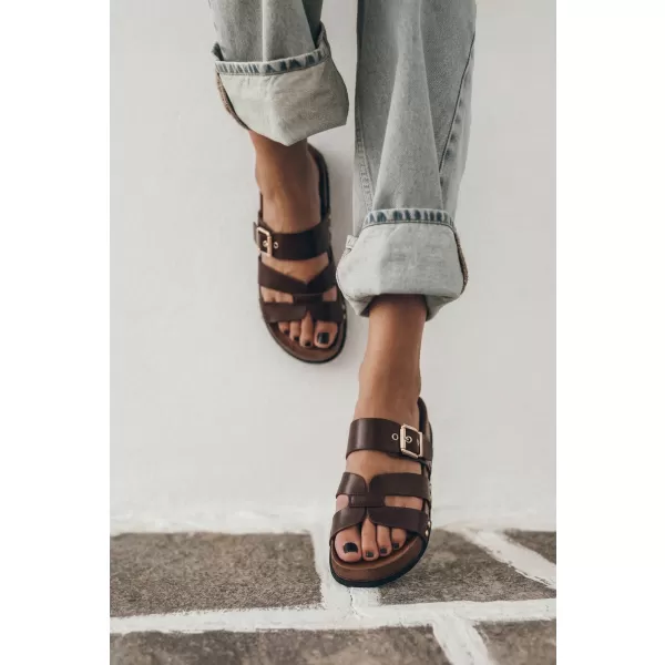  Dámské pantofle BOTO 22-382 BROWN 