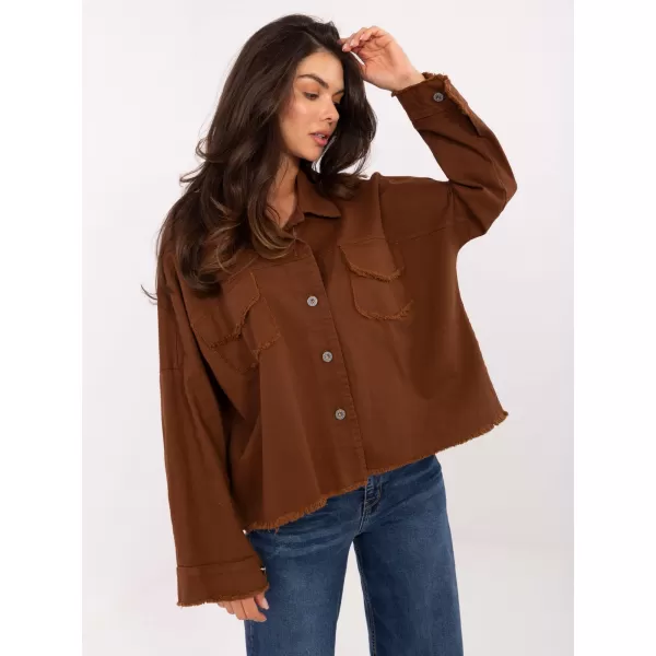  Dámská košile RUE PARIS IT-KS-FL5779.87 BROWN 