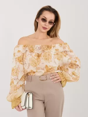 Dámská halenka ITALY MODA IT-BZ-26018.65 YELLOW