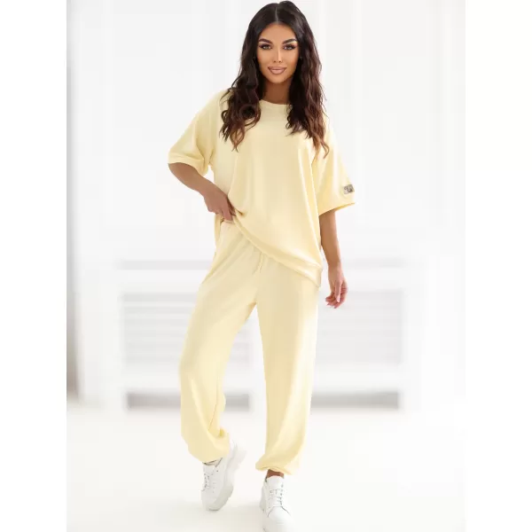  Dámský komplet RUE PARIS RV-KMPL-A1290.94 BRIGHT YELLOW 