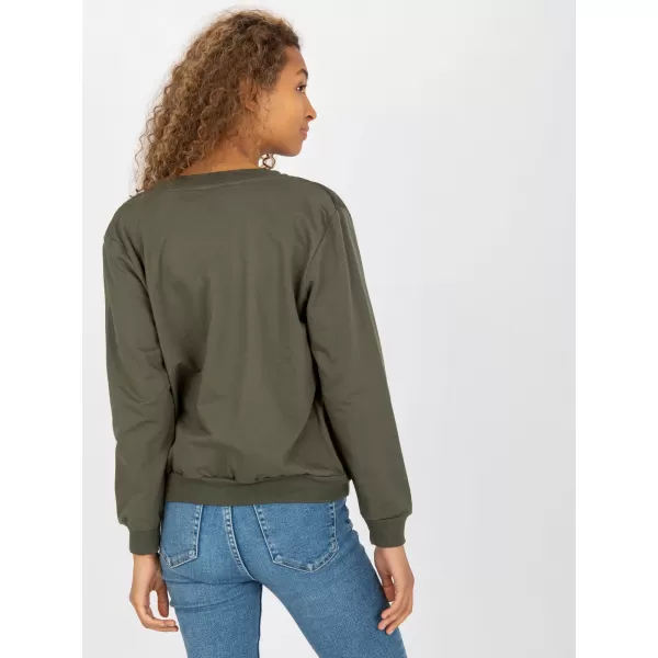  Dámská mikina RUE PARIS RV-BL-8229.69P KHAKI 