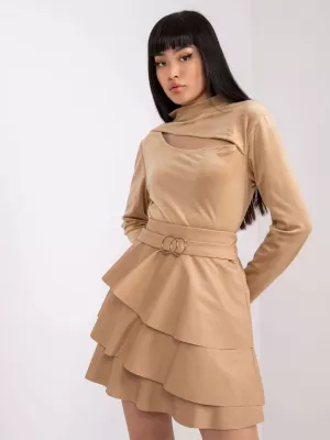 Dámská halenka ITALY MODA DHJ-BZ-6561.09P CAMEL