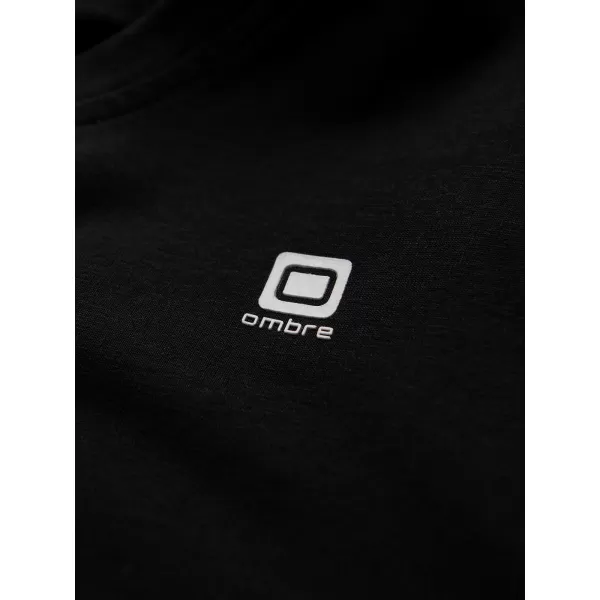  Pánské tričko OMBRE L172 BLACK 