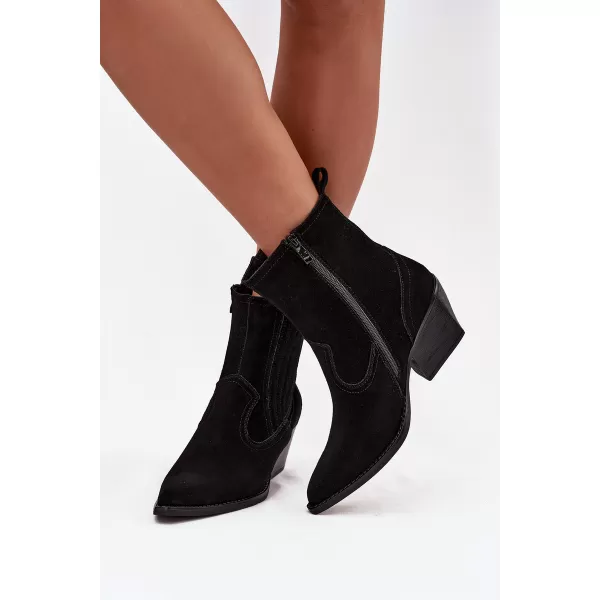  Dámské kotníkové boty BOTO 6350 BLACK 