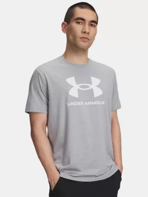 Pánské triko UNDER ARMOUR UA SPORTSTYLE LOGO UPDATE SS 1382911-037 ŠEDÁ