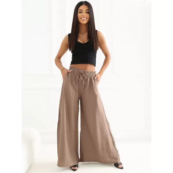  Dámské kalhoty FACTORY PRICE CS-SP-LPH2517.17P BROWN 