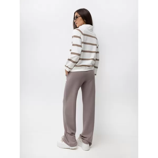  Dámské tepláky LAKERTA LK-SP-510234.95 DARK BEIGE 