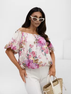 Dámská halenka ITALY MODA MI-BZ-32917.81 PINK