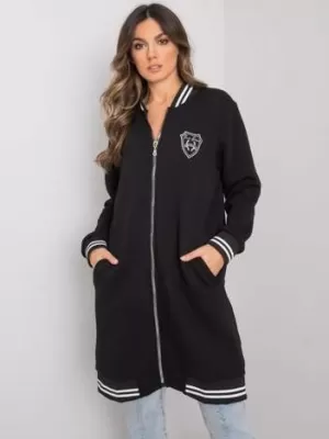 Dámská mikina RUE PARIS RV-BL-7350.28 NOIRE