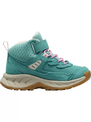 Dětské kotníkové boty KEEN HIGHTRAIL MID WP CHILDREN BRITTANY BLUE/CASHMERE ROSE