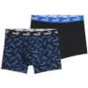 Pánské boxerky PUMA MEN ELEMENTS SCATTERED PRINT BOXERS 94780202 BLUE/BLACK