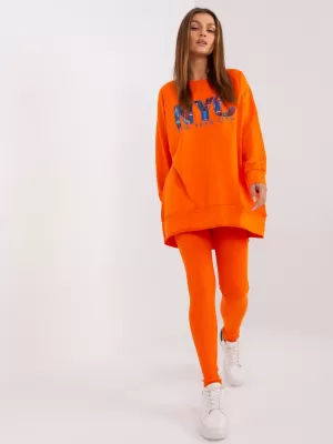 Dámský set MY RED LIPS EM-KMPL-830.32P ORANGE