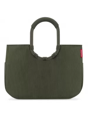 Nákupní taška REISENTHEL Loopshopper L Cord CORD DARK MATCHA
