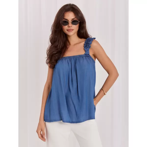  Dámské tílko ITALY MODA IT-BZ-A9157TSNZ.99 BLUE 