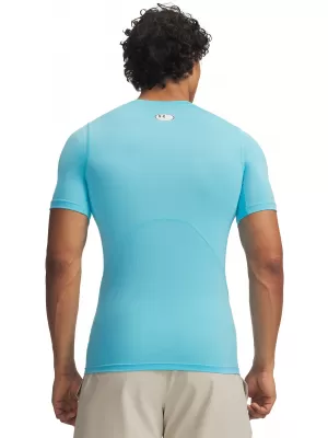 Pánské triko UNDER ARMOUR HG ARMOUR COMP SS 1361518-481 MODRÁ