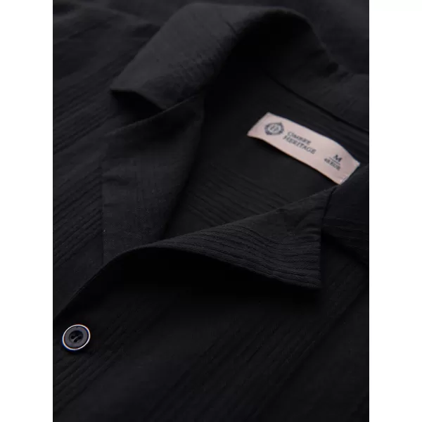  Pánská košile OMBRE OM-SHSS-0221 BLACK 