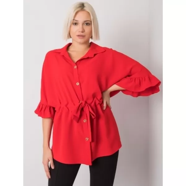  Dámská halenka RUE PARIS CHA-BZ-3576.25 RED 