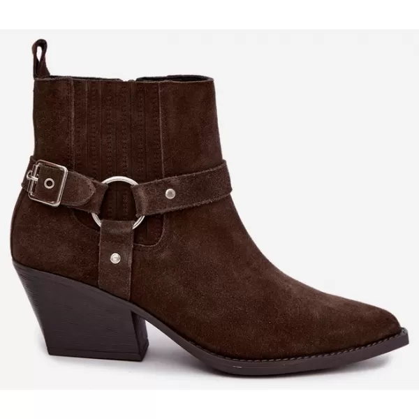  Dámské kotníkové boty BOTO NC1360K BROWN 