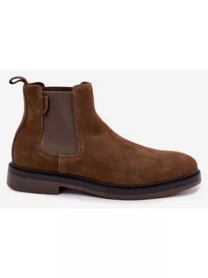 Pánské boty BIG STAR SHOES UU174277 BROWN/BEIGE SHADOWS