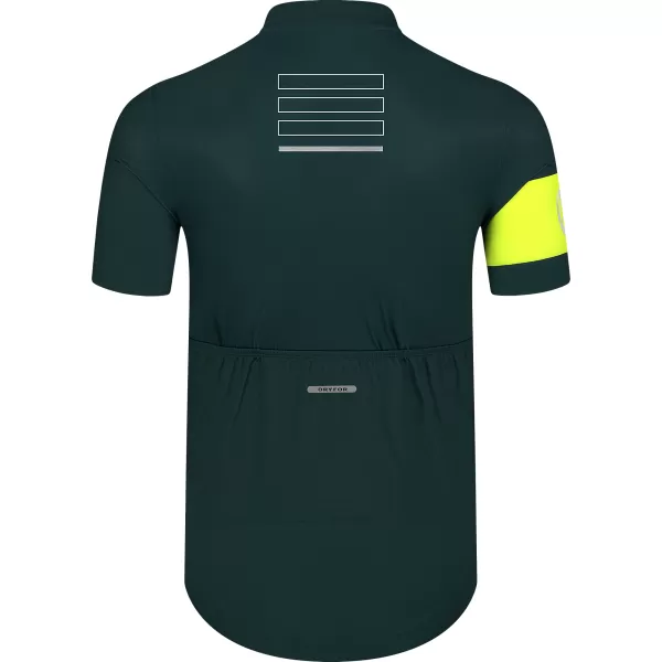  Pánský cyklo dres NORDBLANC CAMEL NBSMF8079 TMAVĚ ZELENÁ 