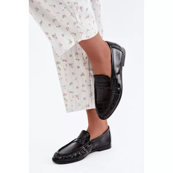  Dámské mokasíny BOTO THS-170 BLACK 