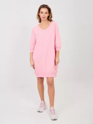 Dámské šaty BASIC FEEL GOOD RV-SK-7203.35P BRIGHT PINK