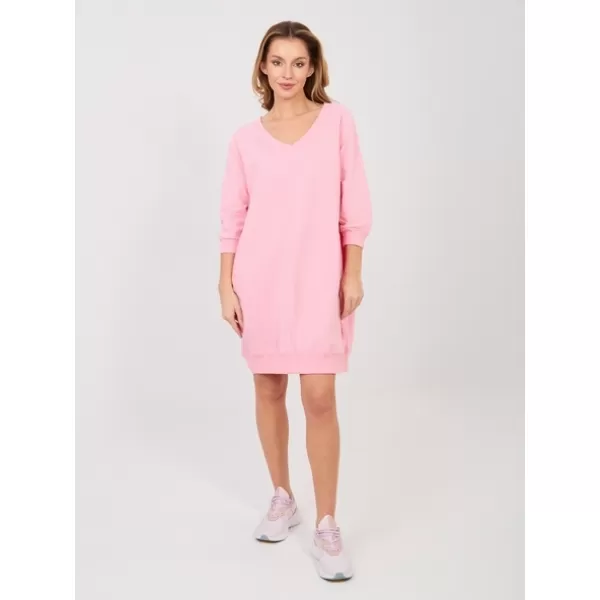  Dámské šaty BASIC FEEL GOOD RV-SK-7203.35P BRIGHT PINK 