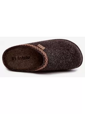 Dámské pantofle INBLU NL000012 HNĚDÁ