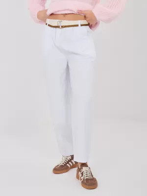 Dámské kalhoty ITALY MODA IT-SP-FL10125.80 WHITE