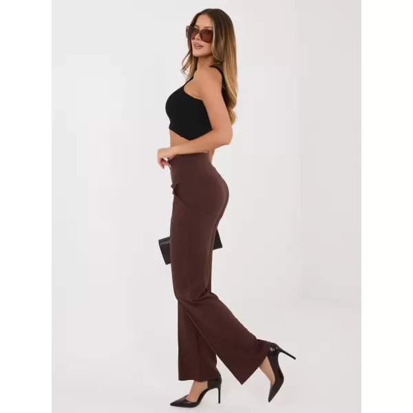  Dámské tepláky RUE PARIS RV-DR-A1289.01 DARK BROWN 