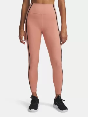 Dámské legíny UNDER ARMOUR MERIDIAN PIPED ANKLE LEG 6005411-696 RŮŽOVÁ