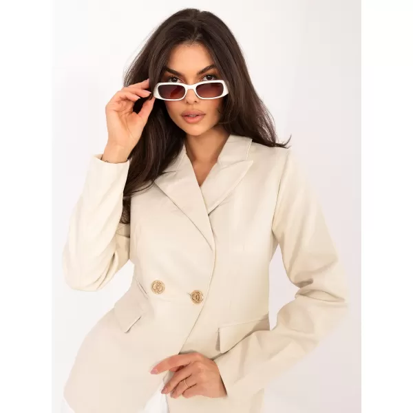  Dámská bunda ITALY MODA IR-KR-AY780.00P LIGHT BEIGE 