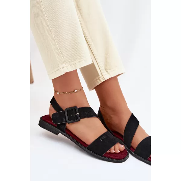  Dámské sandály BIG STAR SHOES TT274490 BLACK 
