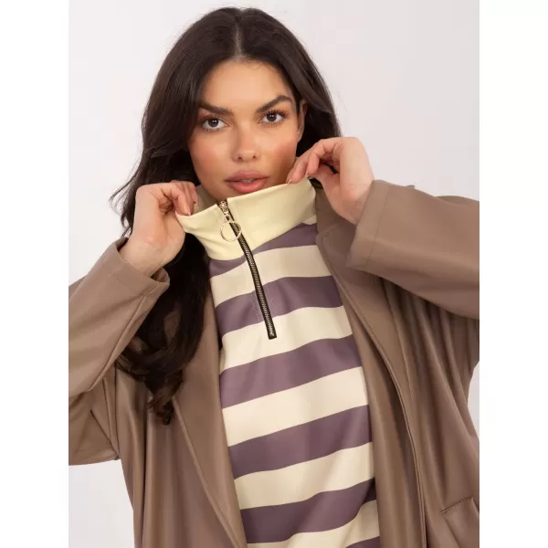  Dámská halenka ITALY MODA IT-BZ-9981.06 DARK BEIGE 