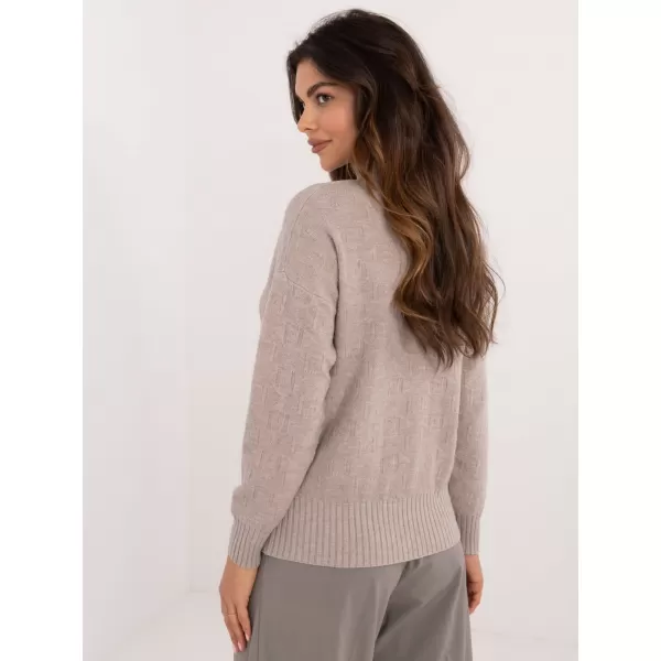  Dámský svetr WOOL FASHION ITALIA AT-SW-2339.54 BEIGE 