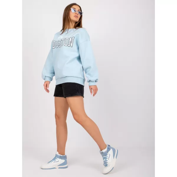  Dámská mikina EX MODA EM-BL-617-H.21X LIGHT BLUE 