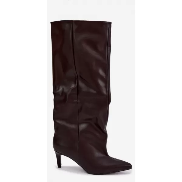  Dámské kozačky BOTO LA3155 BROWN 