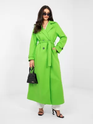 Dámský kabát FACTORY PRICE IT-PL-97035.16 FLUO GREEN