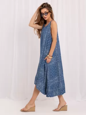 Dámské šaty ITALY MODA IT-SK-FL9222QYTS.94 DARK BLUE