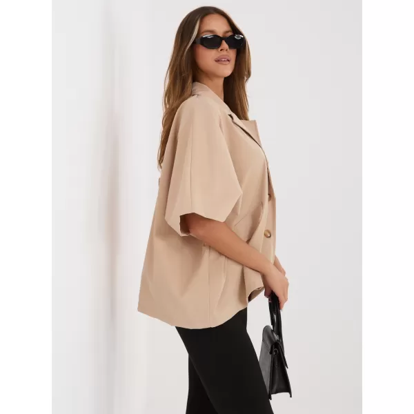  Dámská bunda RUE PARIS IT-KR-FL10153KSM.91 CAMEL 