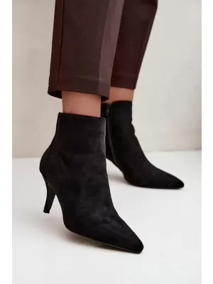 Dámské kotníkové boty BOTO 2905A-1 BLACK MATT