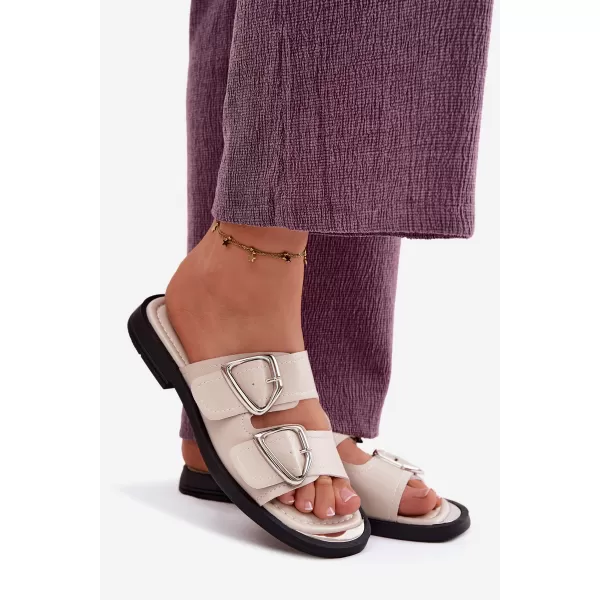  Dámské pantofle VINCEZA 62304 BEIGE 