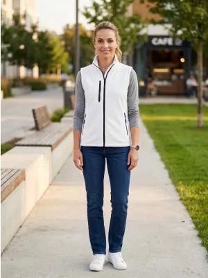 Dámská fleece vesta MALFINI EXIT W-525 BÍLÁ