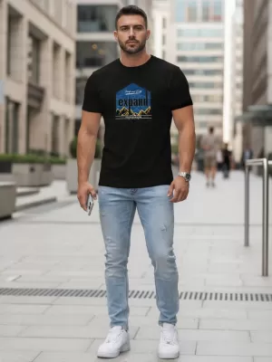 Pánské triko DSTREET ČERNÁ