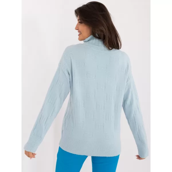  Dámský svetr WOOL FASHION ITALIA AT-SW-2342-1.35 BLUE 